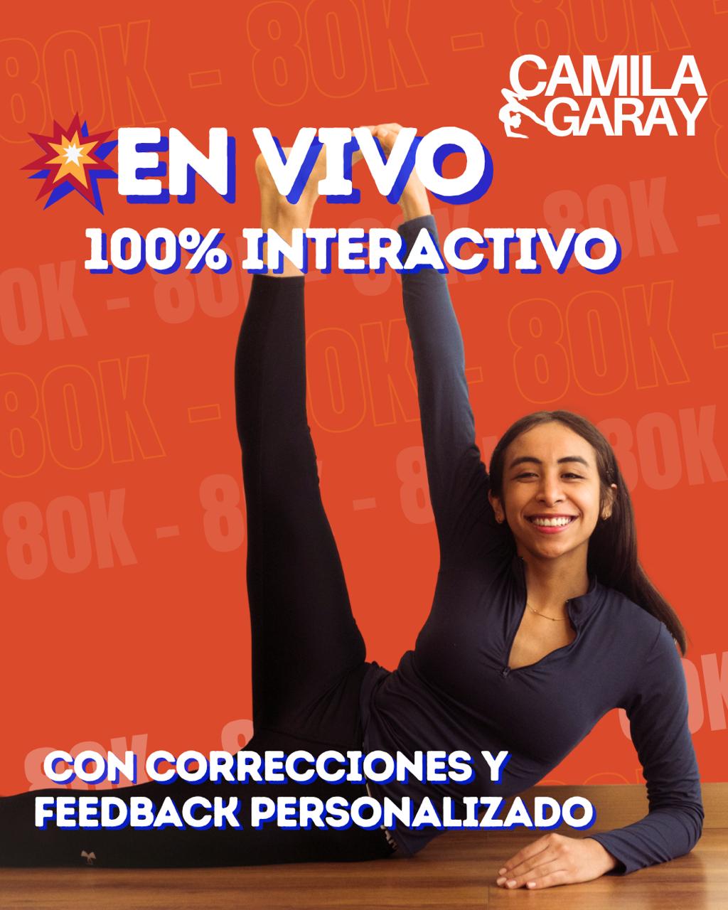 Masterclass Split Sagital – 7 de diciembre | Con Camila Garay (Clase en vivo por Zoom)