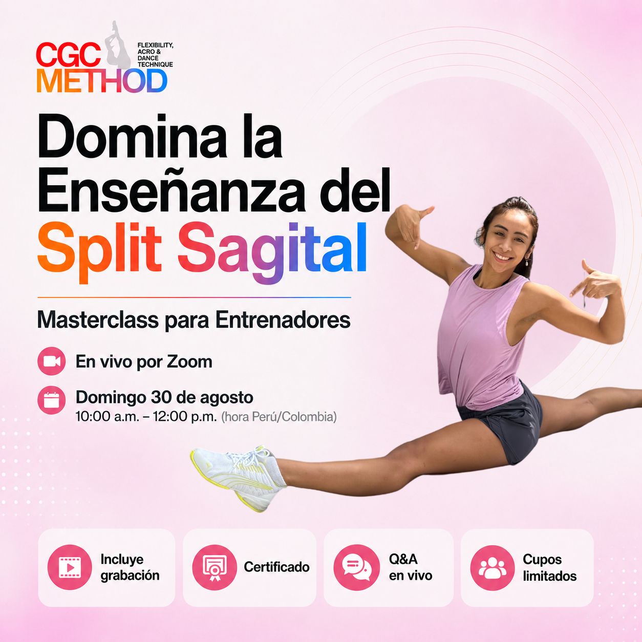 Domina la Enseñanza del Split Sagital — Masterclass para Entrenadores