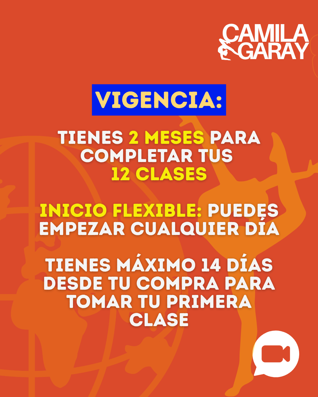 12 clases grupales online en vivo