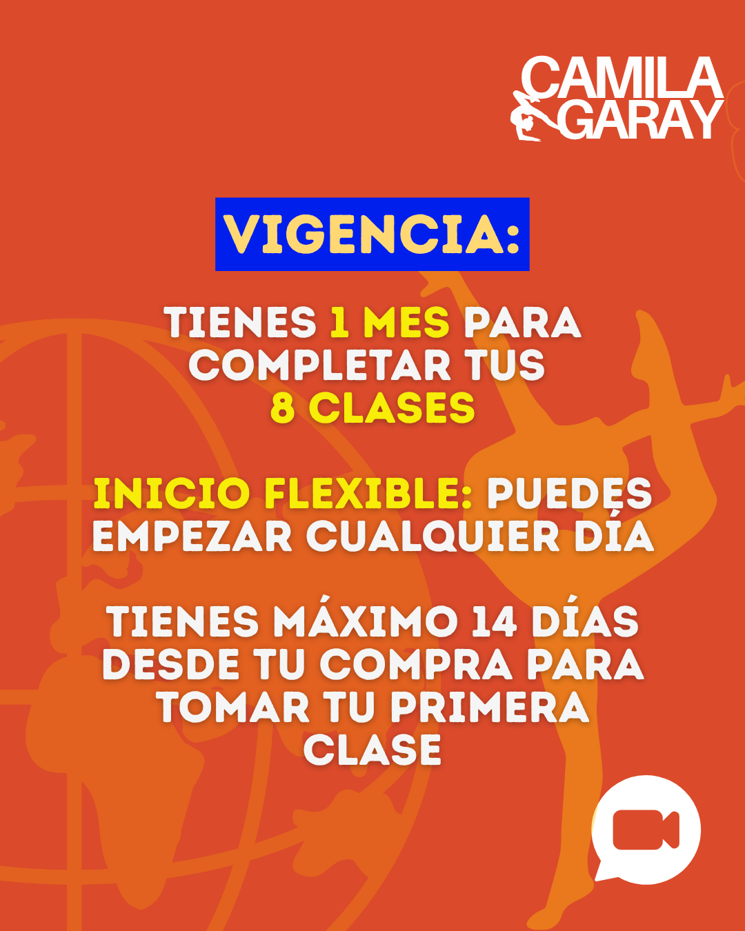 8 clases grupales online en vivo